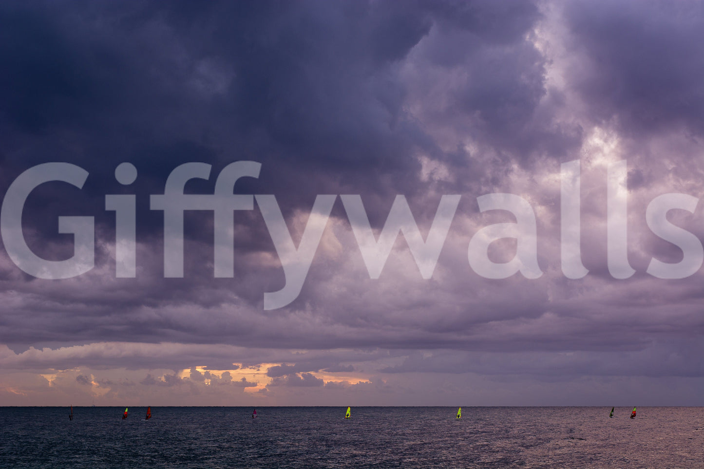 A high-quality serene beach wall mural for walls.