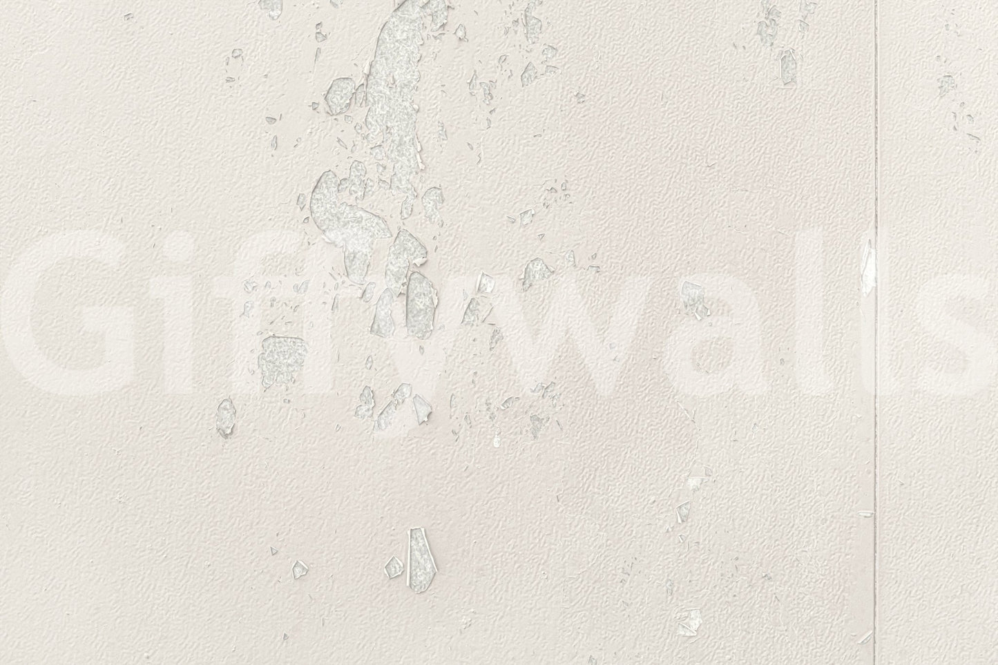 Subtle Texture wallpaper mural close-up showing the soft cream plaster with delicate distressed flecks