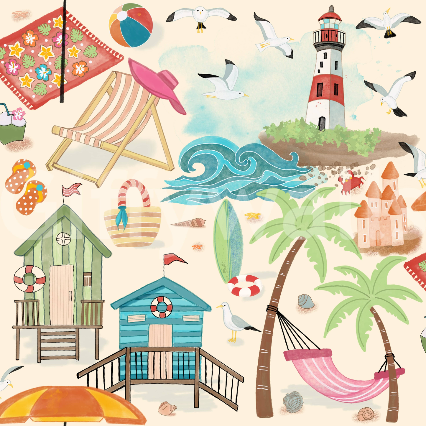 Seaside Escape Wallpaper