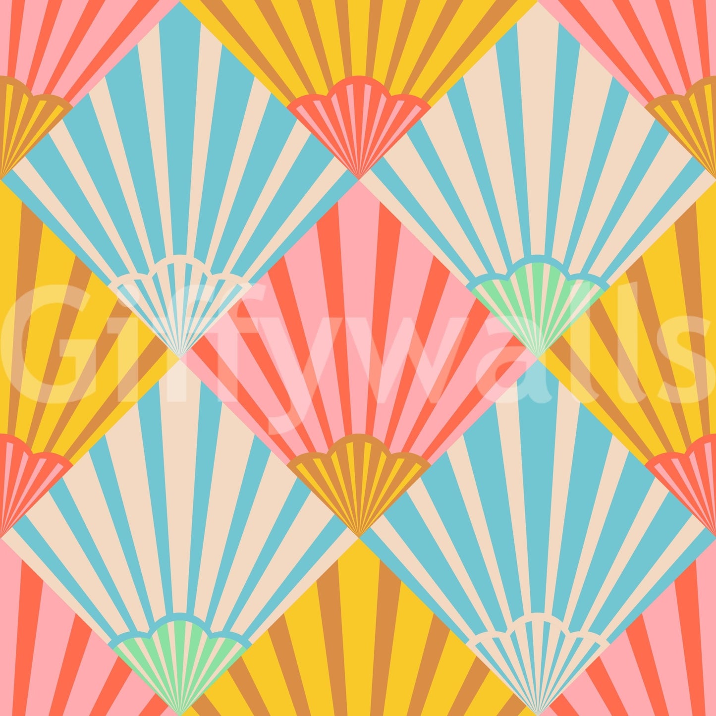 The design is non-realistic and interpretive.