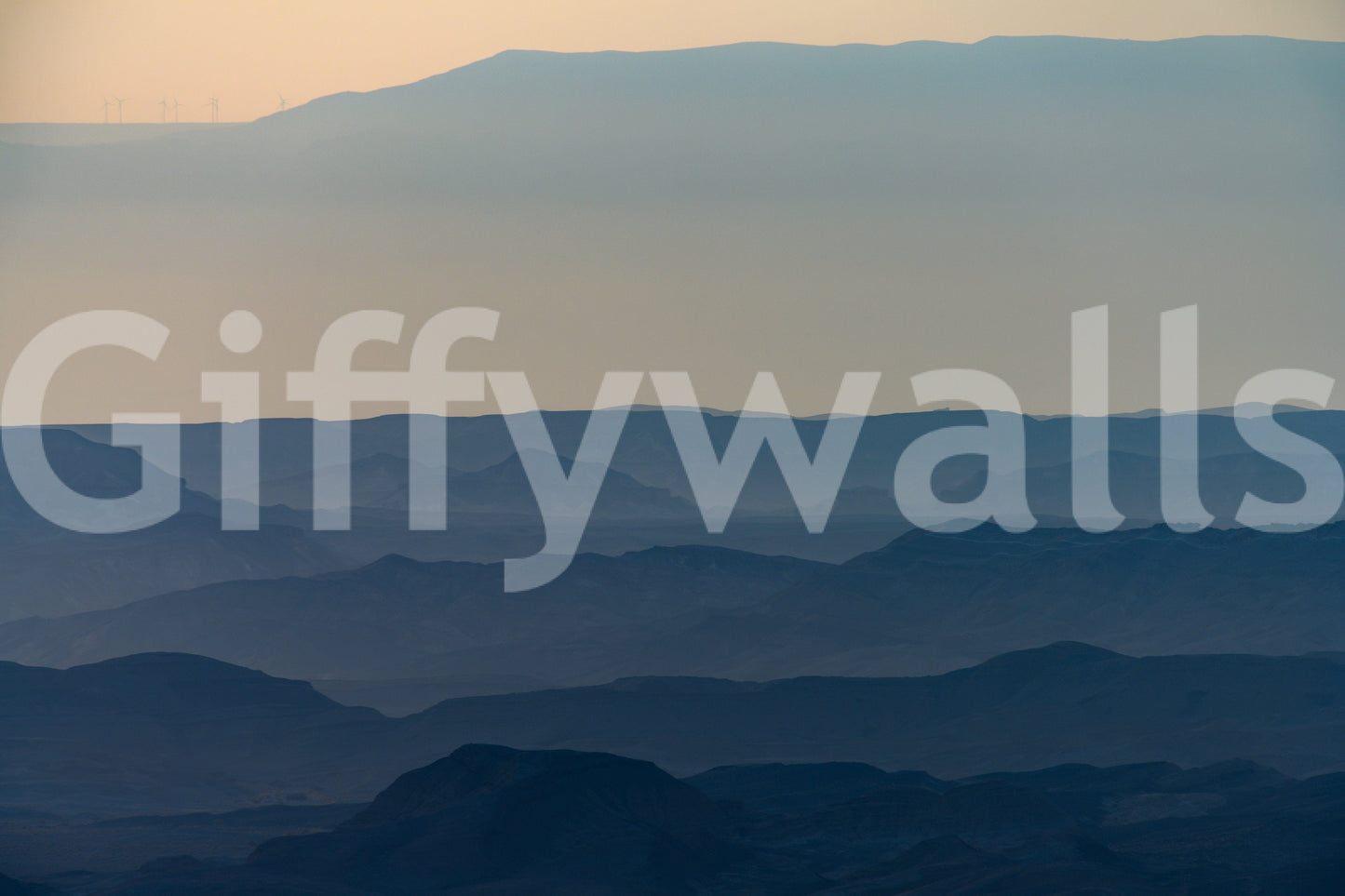 A high-quality serene desert wall mural for walls.