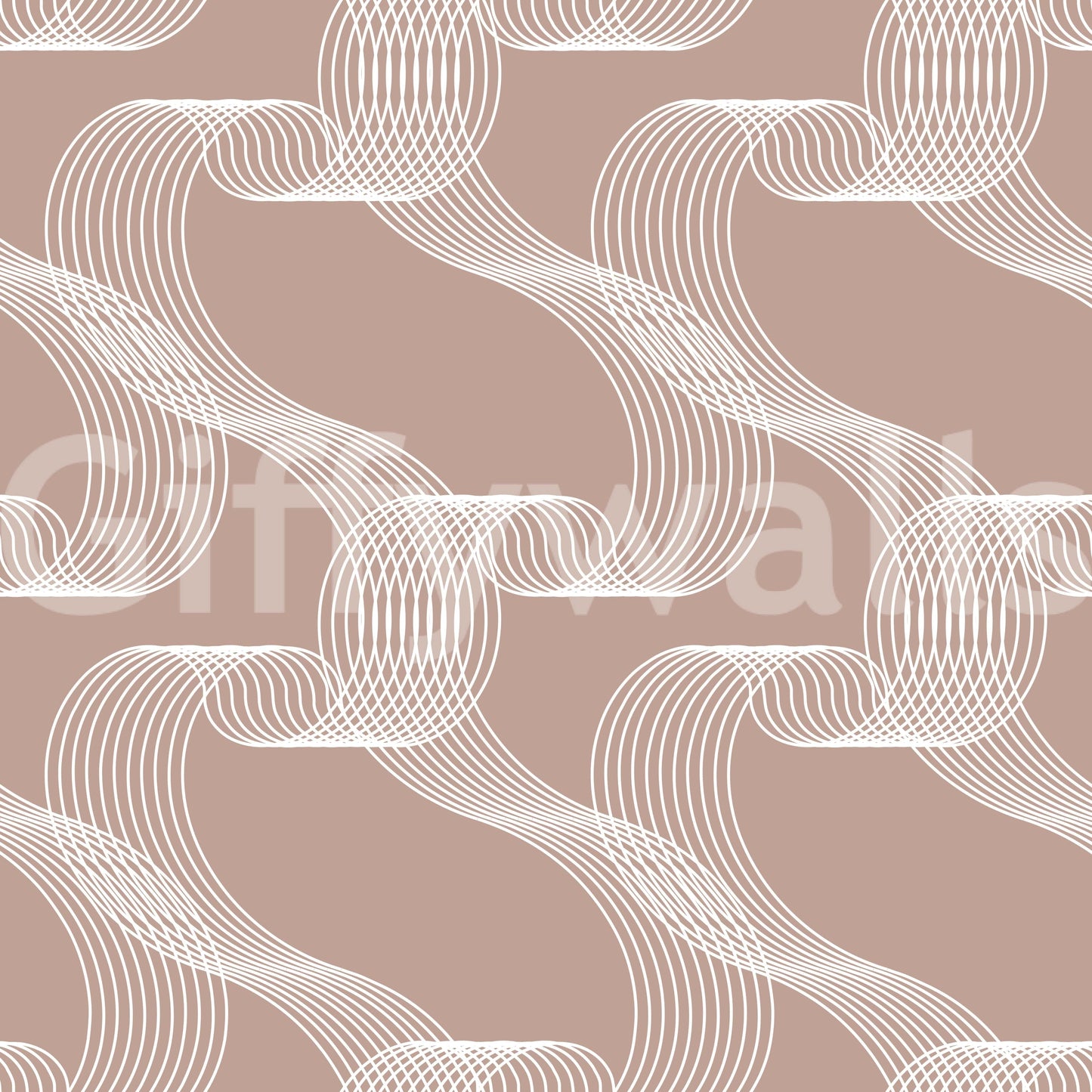 Graceful light graphics across a warm desert sand wallpaper.