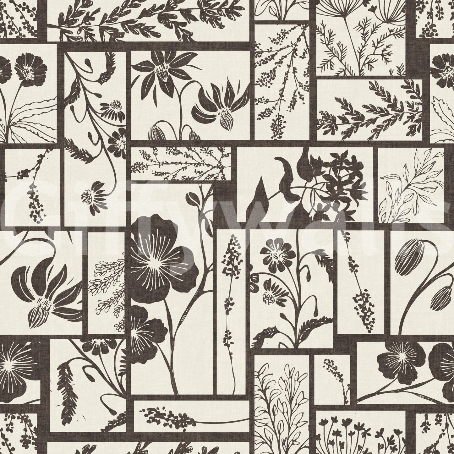 Timeless Flora Tile Wallpaper