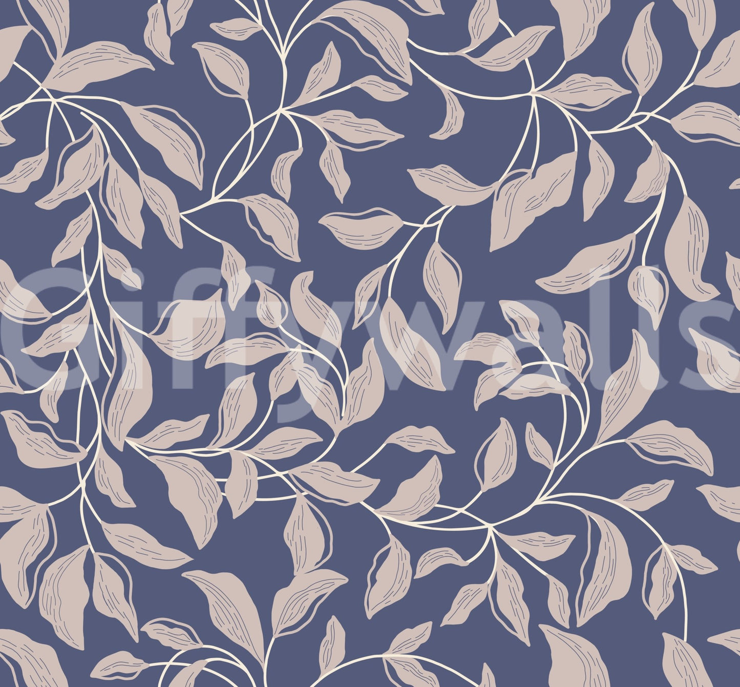 Captures the essence of gentle, flowing botanical elements.