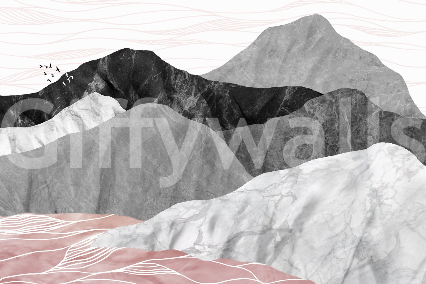 Mountain Vista Wall Mural -2583864