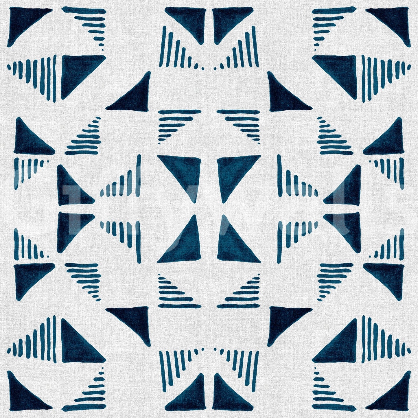 Triangles Composition Blue Wallpaper