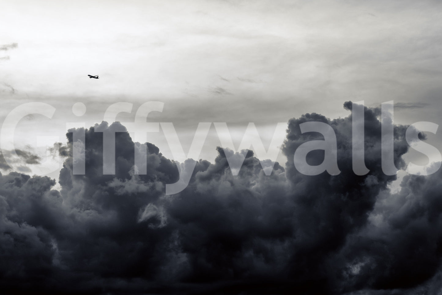 A high-quality serene sky wall mural for walls.