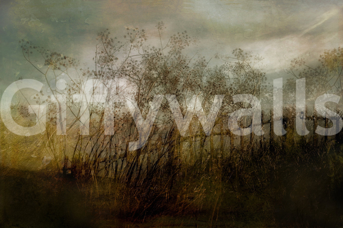 Overgrown Haze Wall Mural -1590772