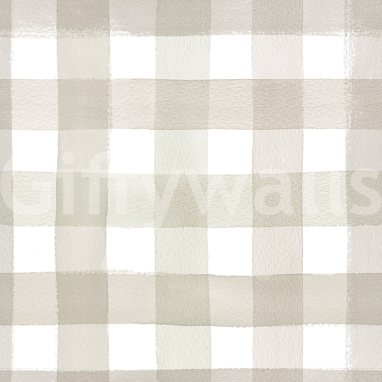 Calm and cozy beige check wallpaper for versatile styling.