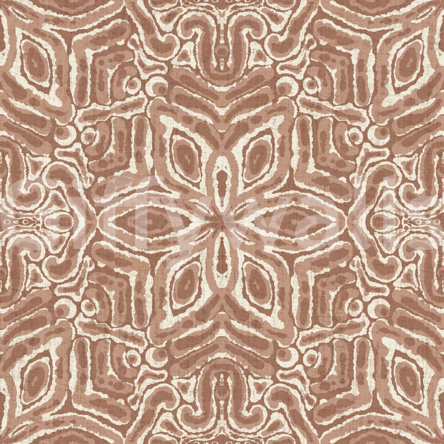 Subtle earthy floral wallpaper