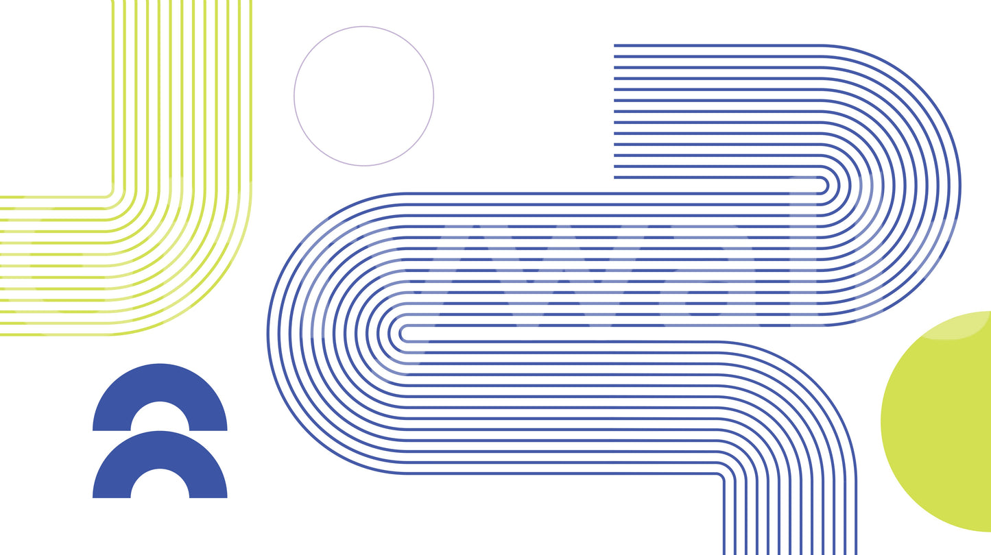 Minimalist Bauhaus Flow Wall Mural