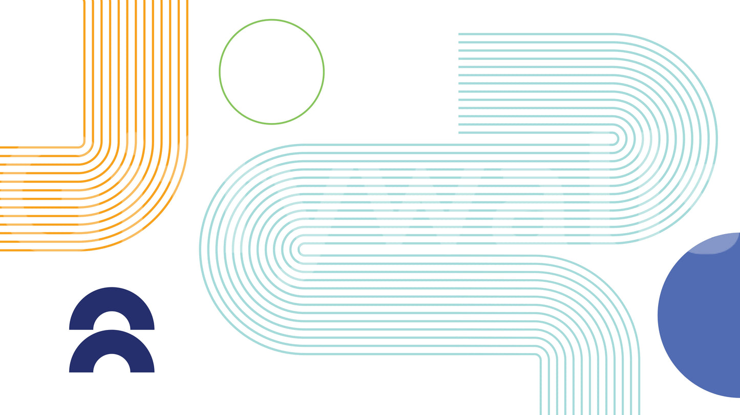 Minimalist Geometric Flow Wall Mural