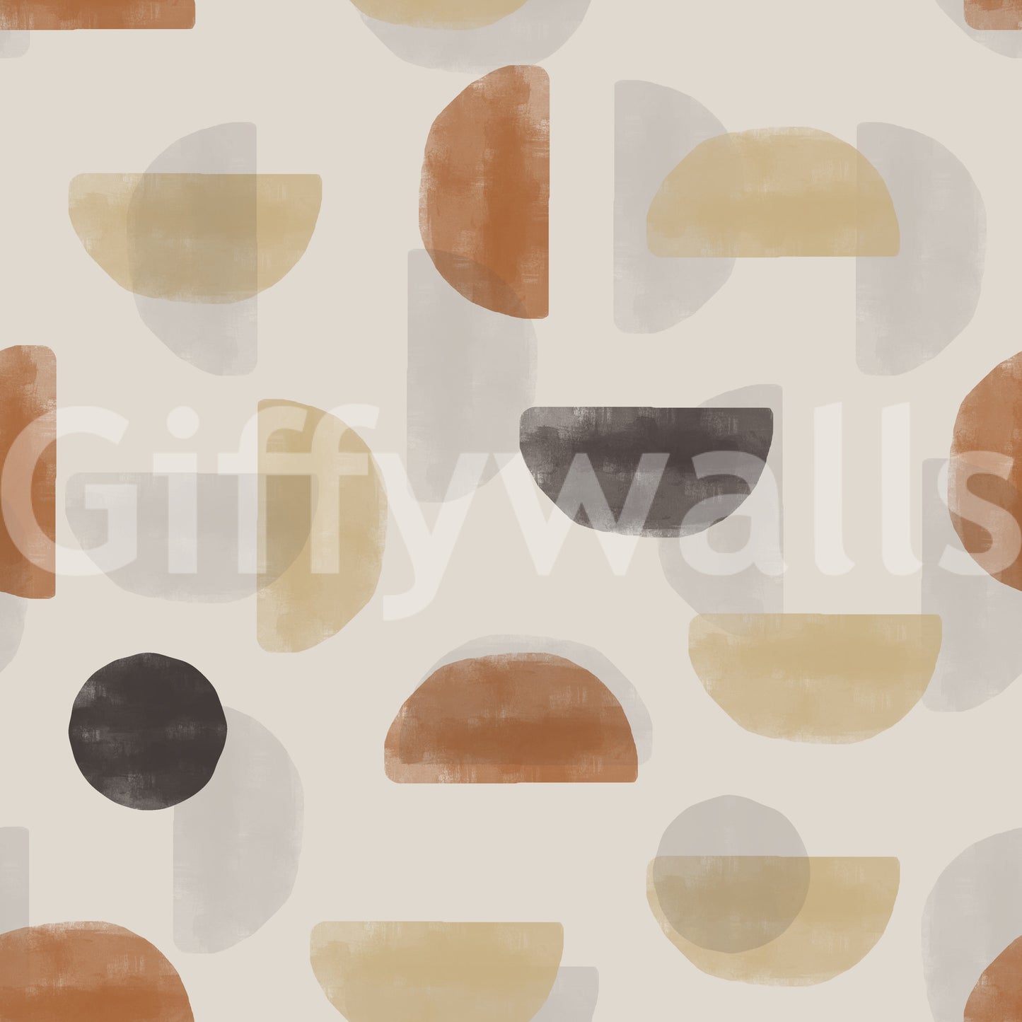 Earthy Hues Abstract Wallpaper
