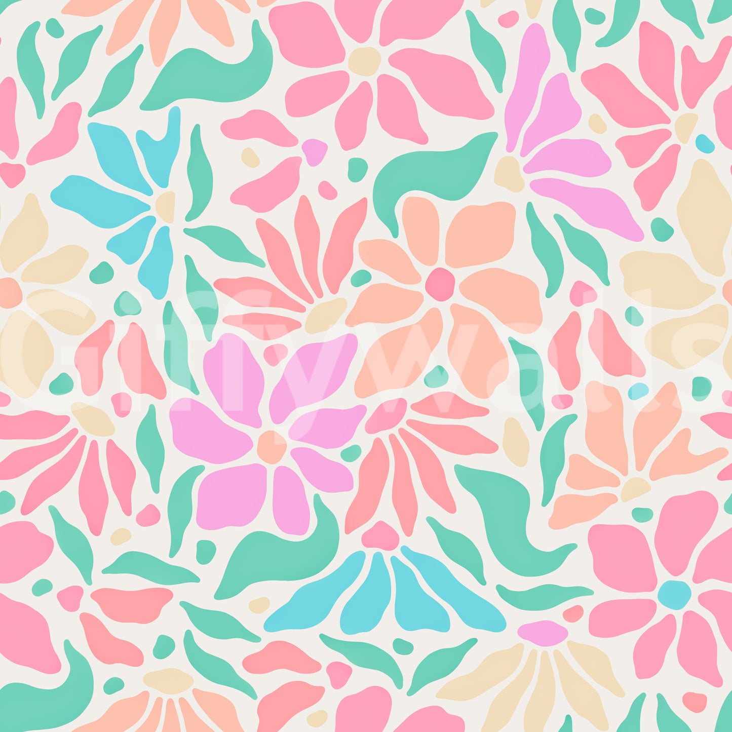 Groovy Flowers Wallpaper