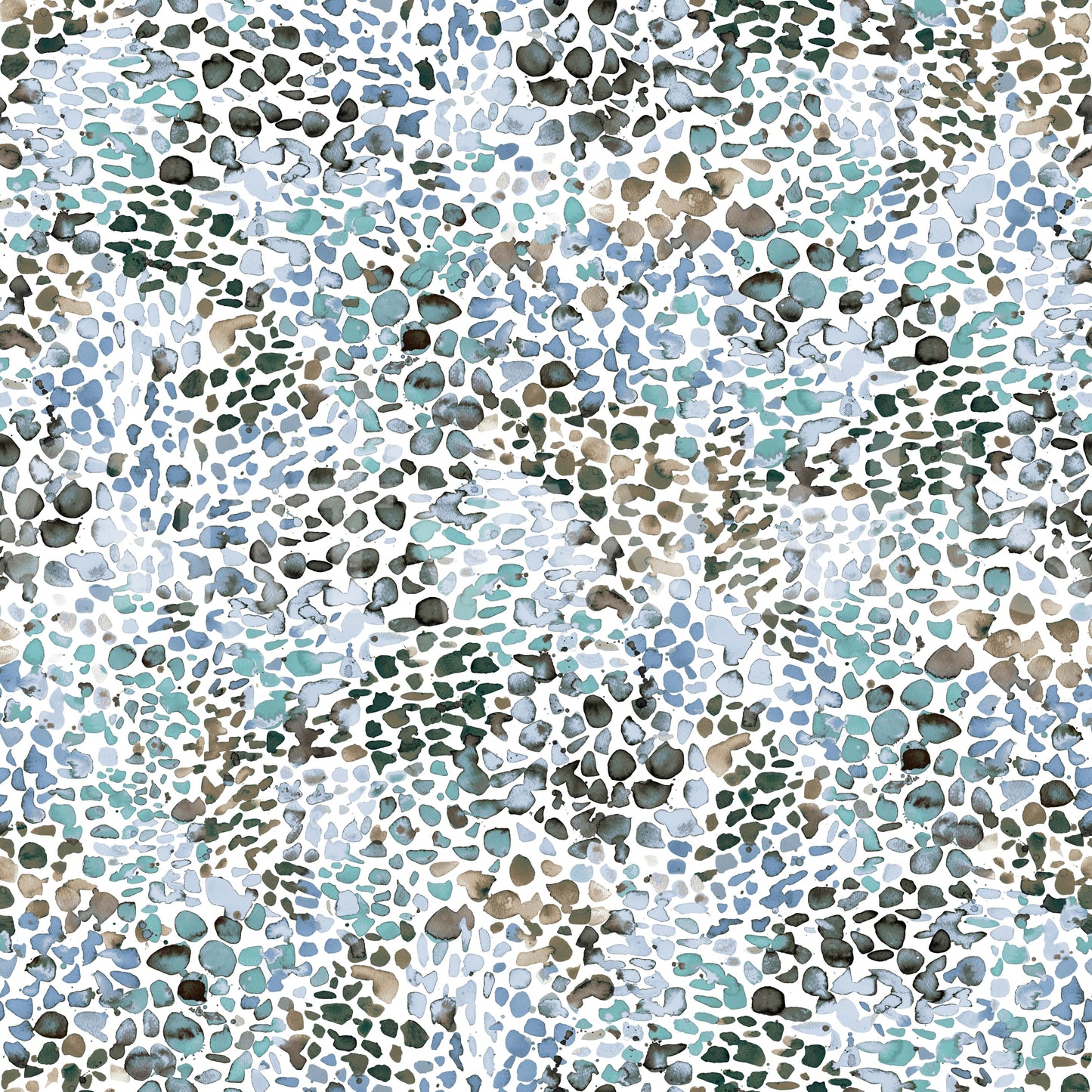 Blue Abstract Watercolor Wallpaper