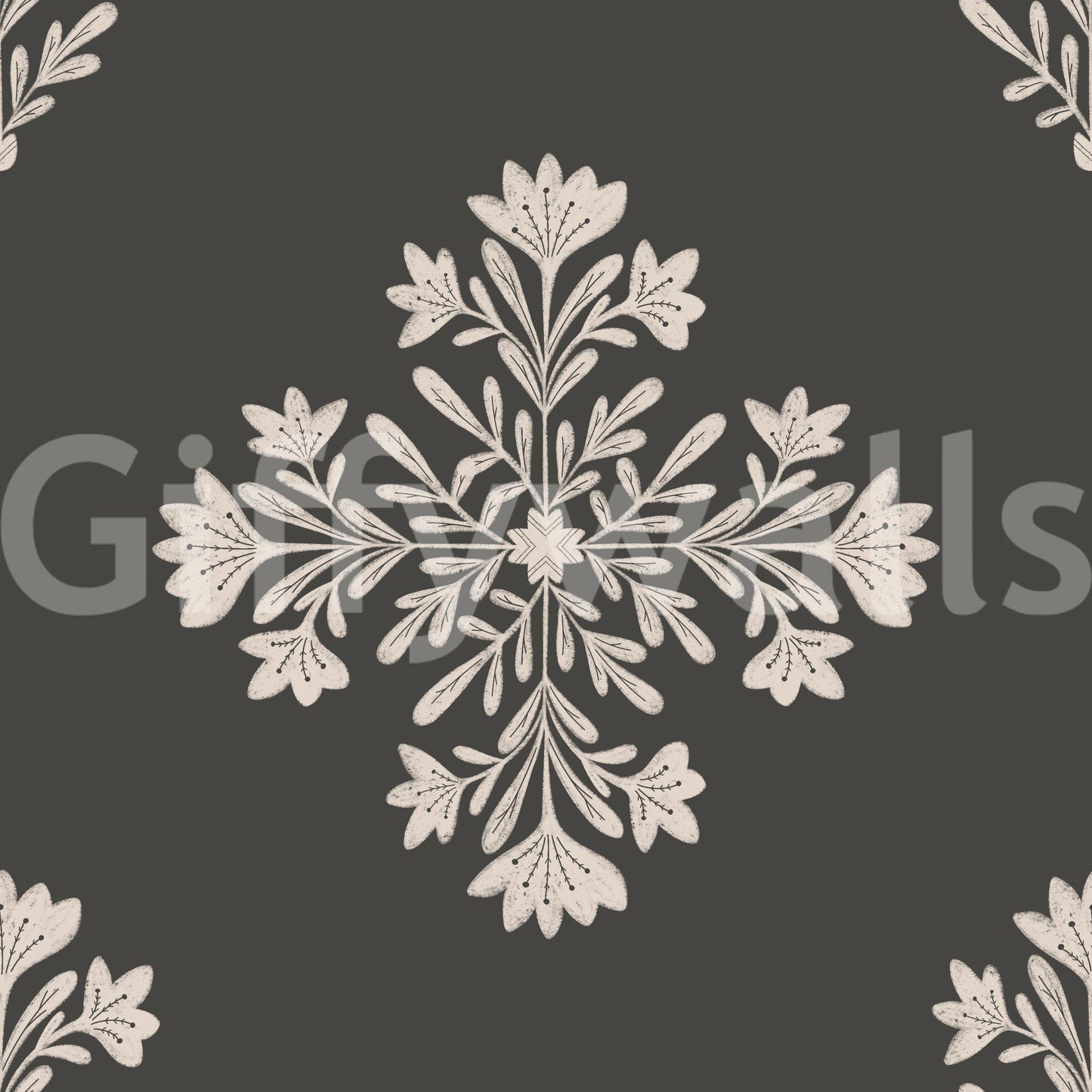 Unique botanical wallpaper