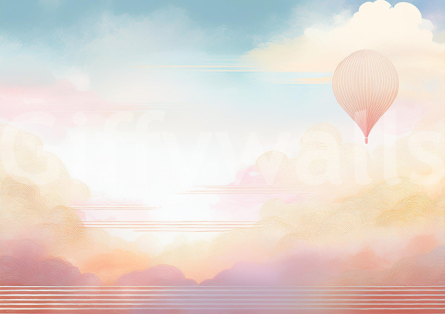 Dreamy Sky Adventure Wall Mural