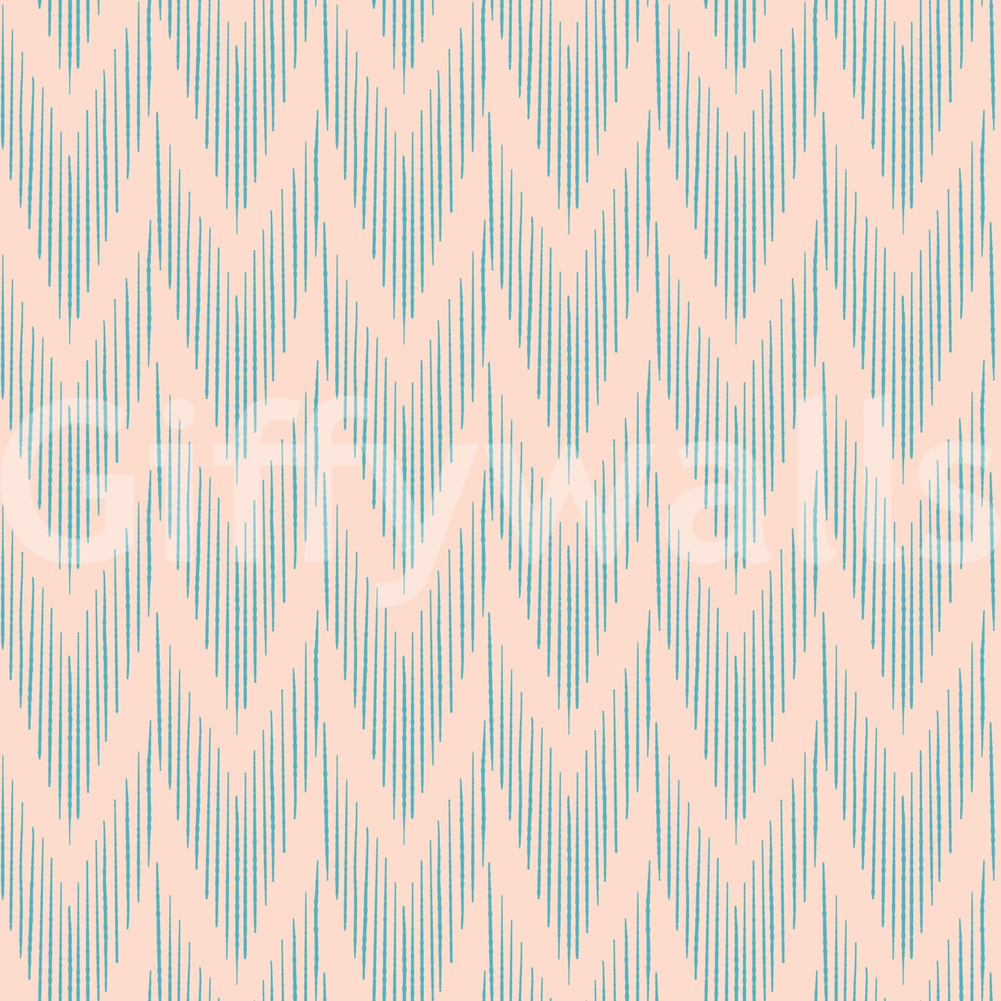 Timeless damask wallpaper with cool winter colors