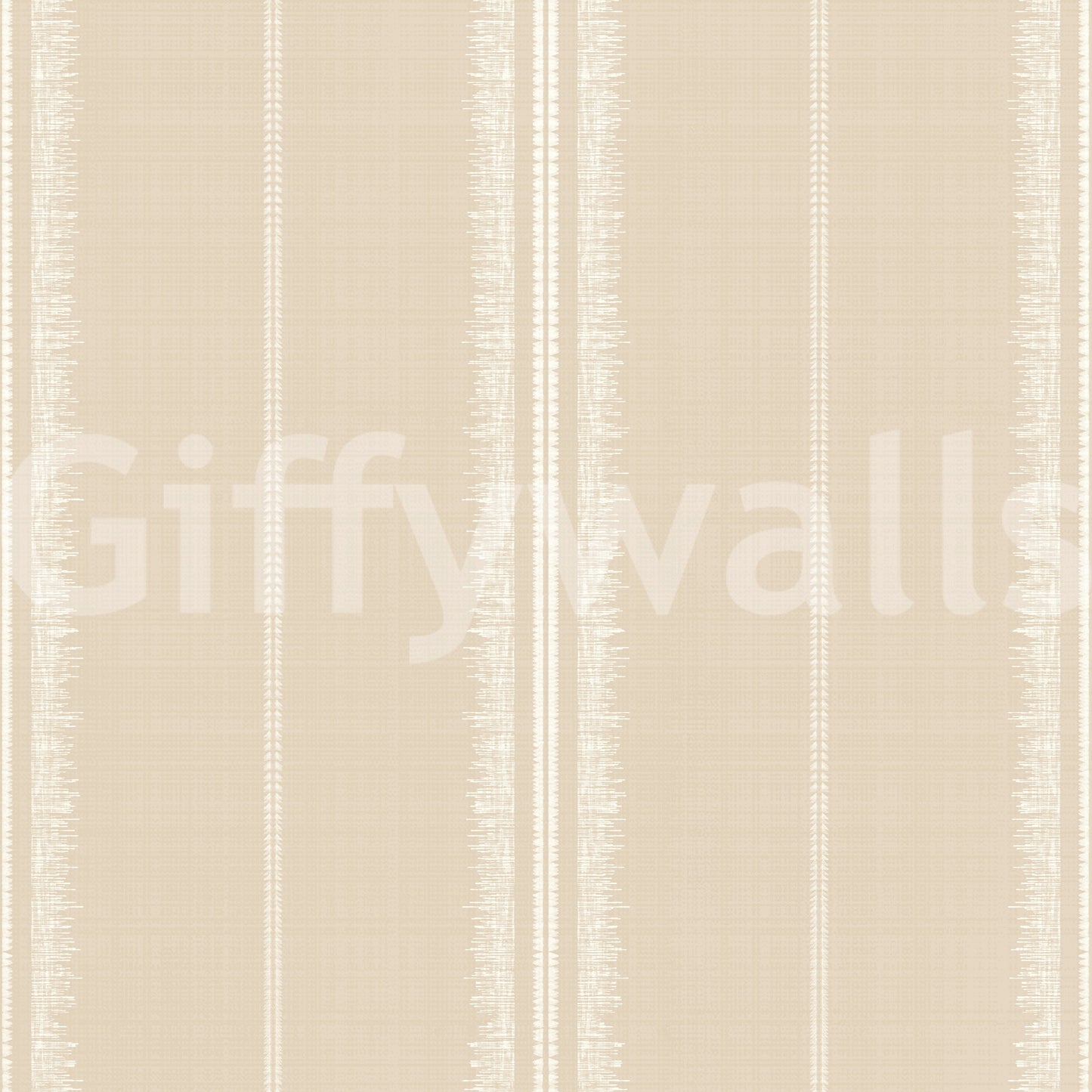 Soft sand stripes in Boho Stripes Sand wallpaper for a cozy atmosphere