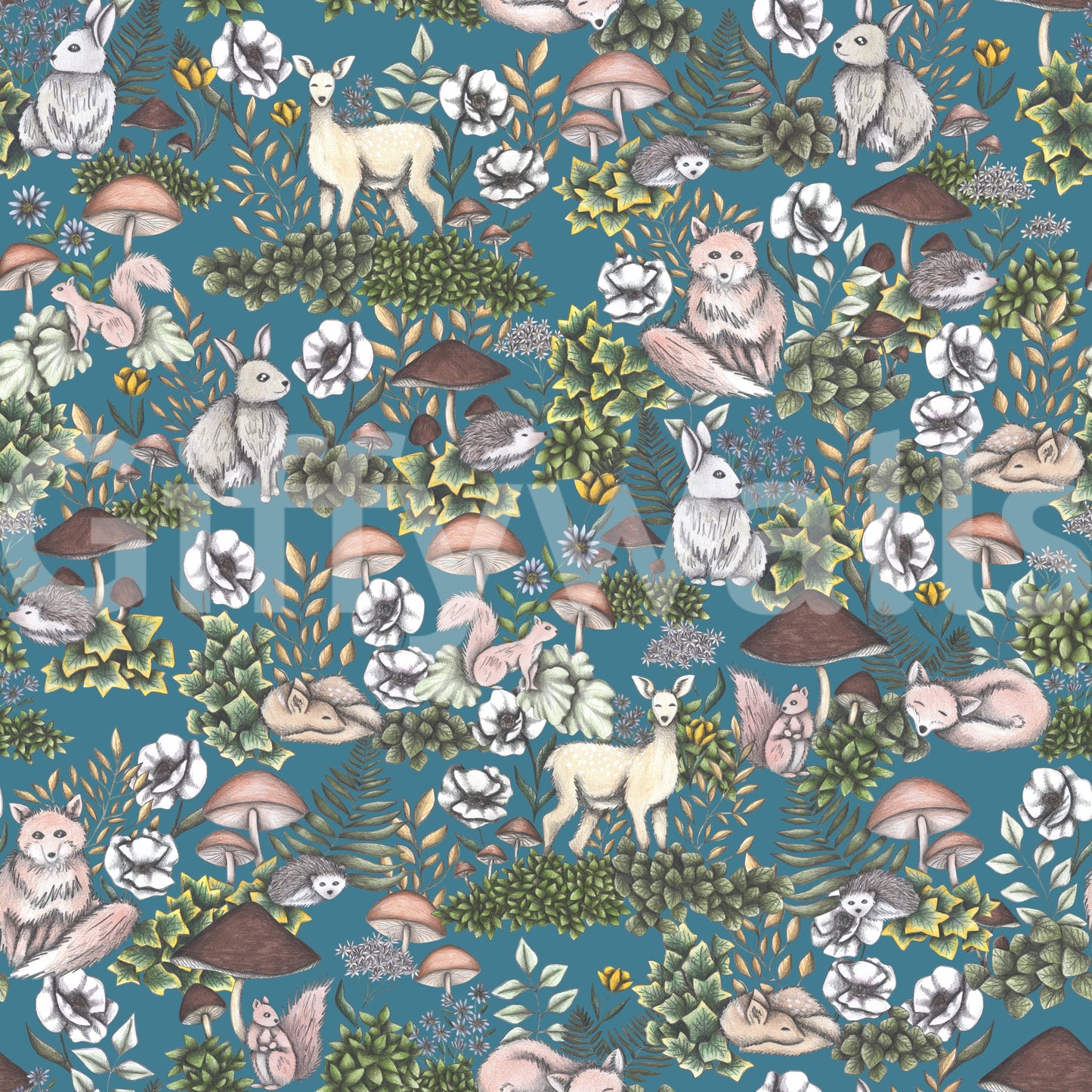 Storybook woodland wall decor