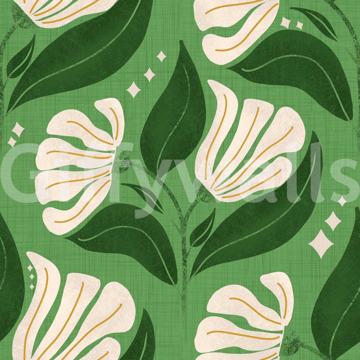 Provides a lively and artistic backdrop.