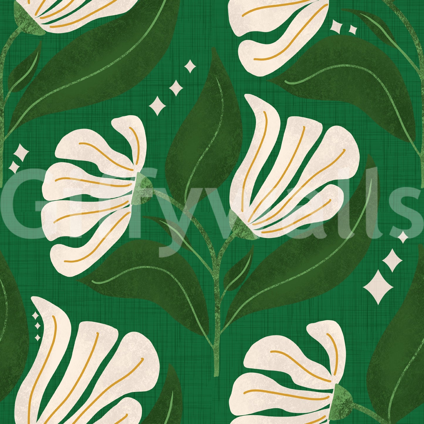 Provides a lively and artistic backdrop.