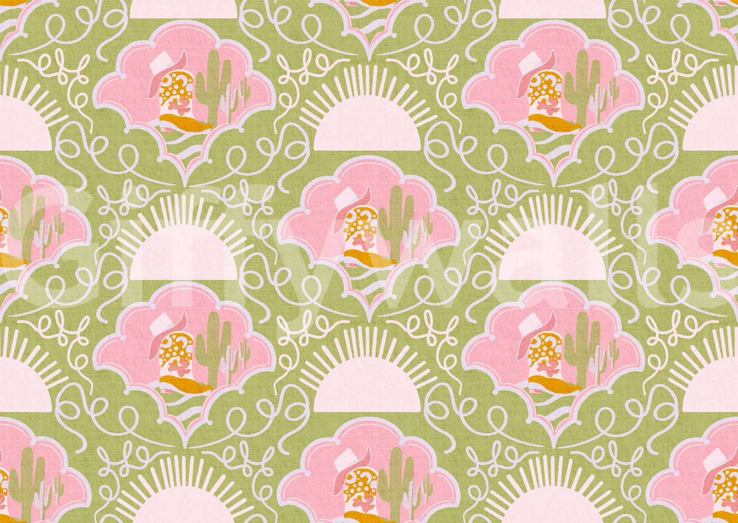 The image captures the spirit of the Wild West.