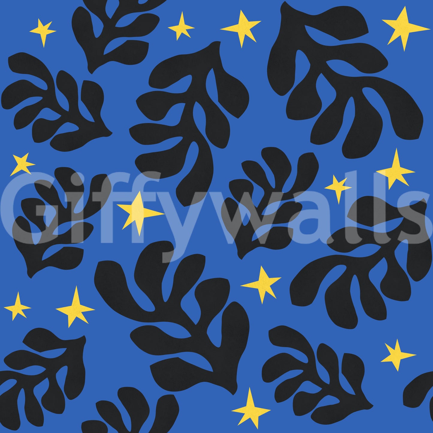 The Nocturnal Shapes mural makes a bold and artistic statement.