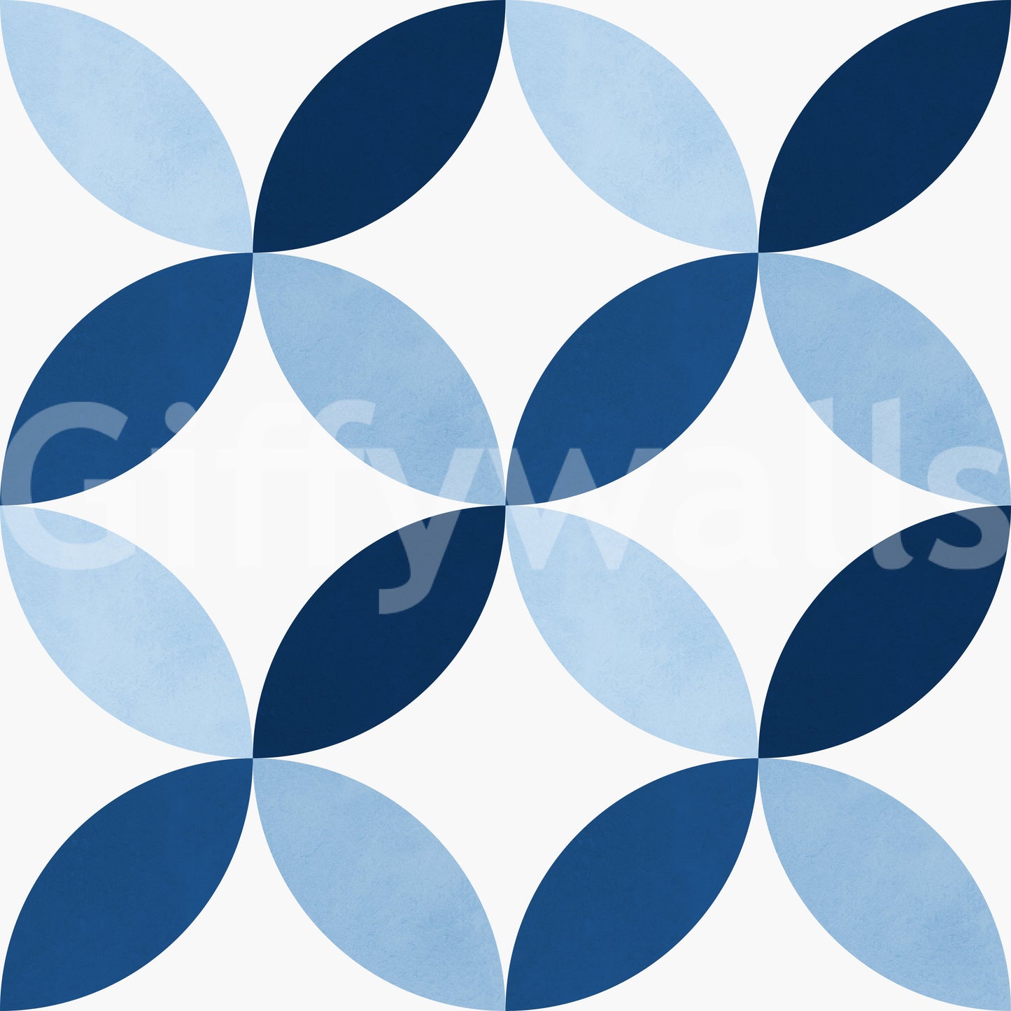 The composition is symmetrical or repeating.