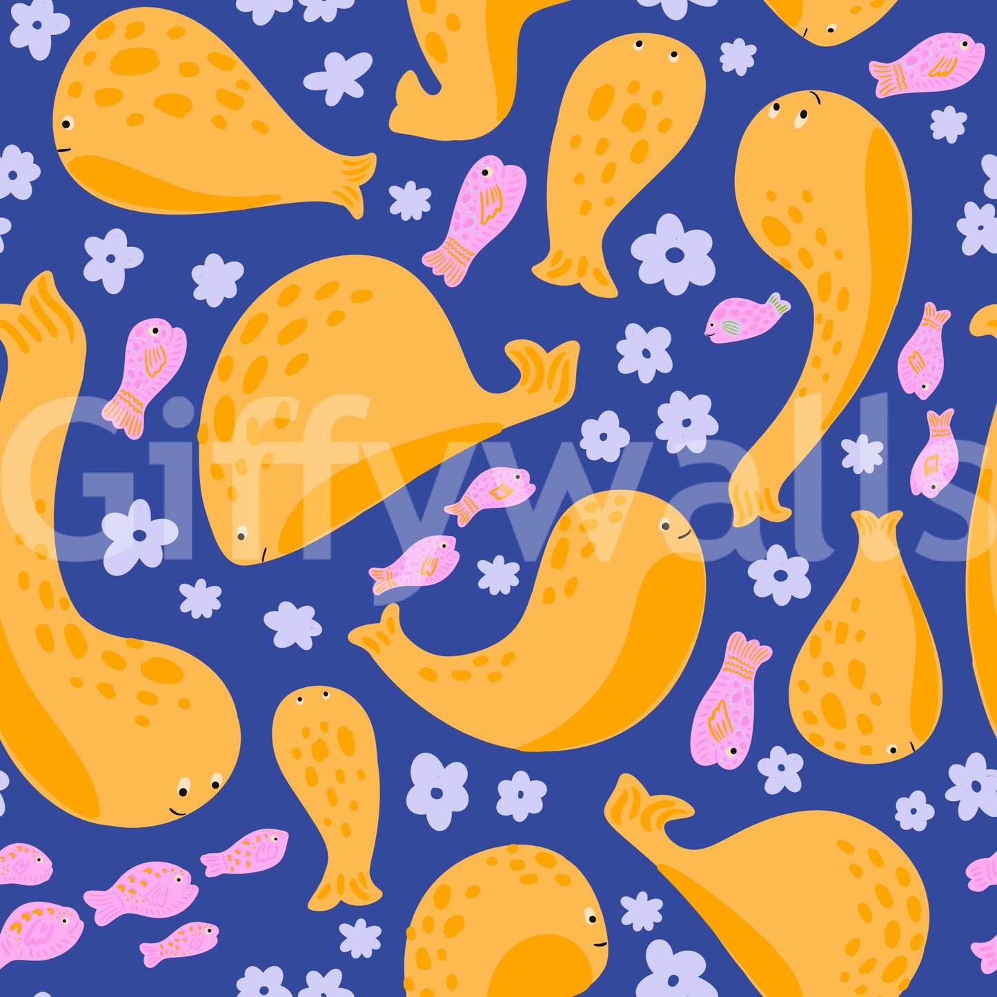 The design is non-realistic and interpretive.