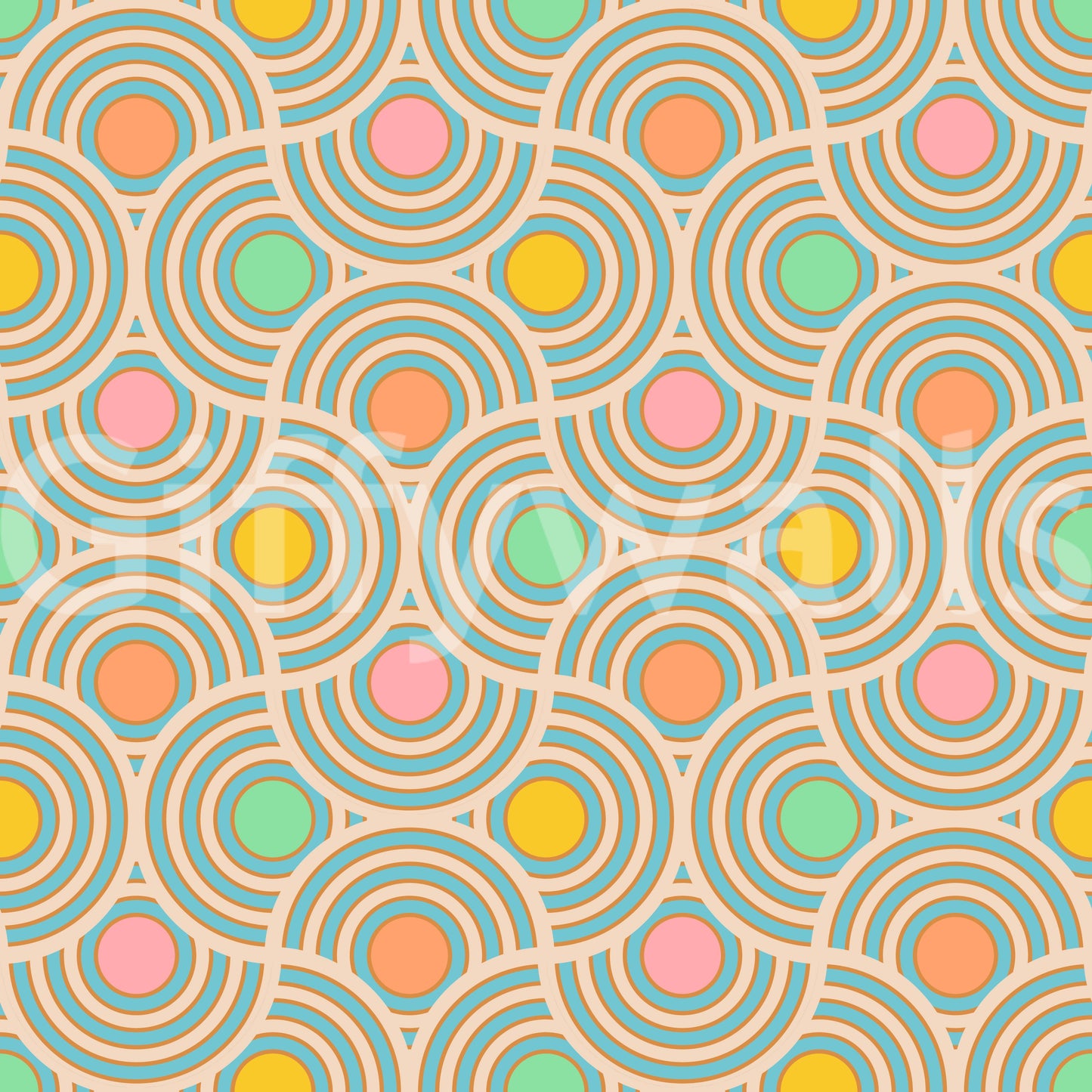 The design is non-realistic and interpretive.