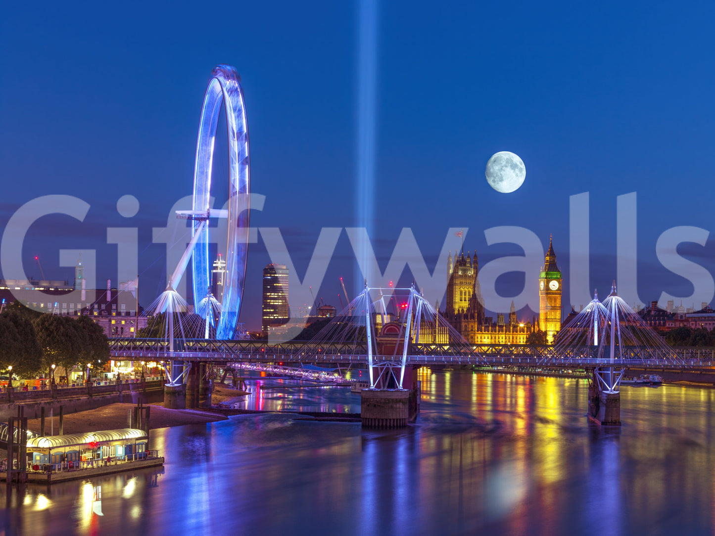 The wallpaper has a smooth, non-reflective matte finish.