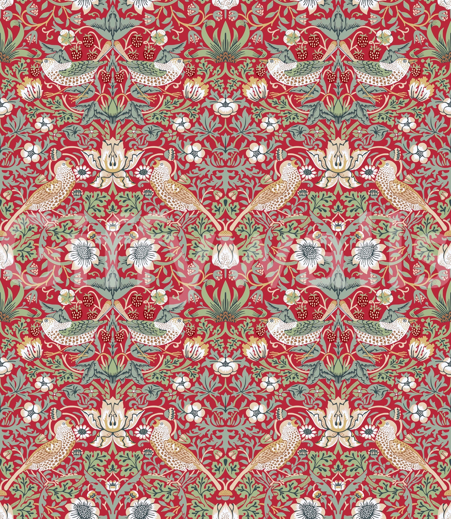 The wallpaper has a smooth, non-reflective matte finish.