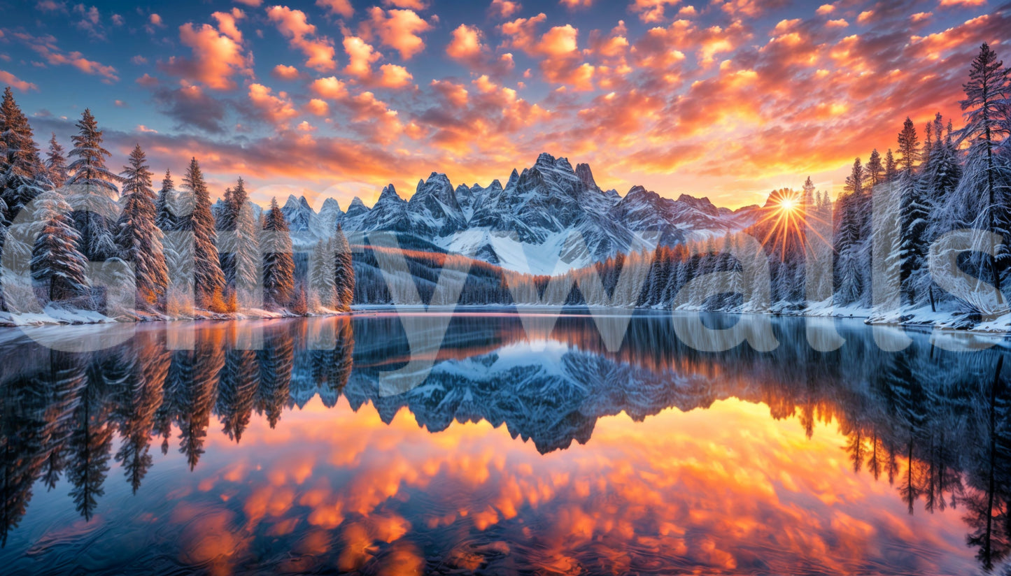 The wallpaper features a subtle, calming pattern.