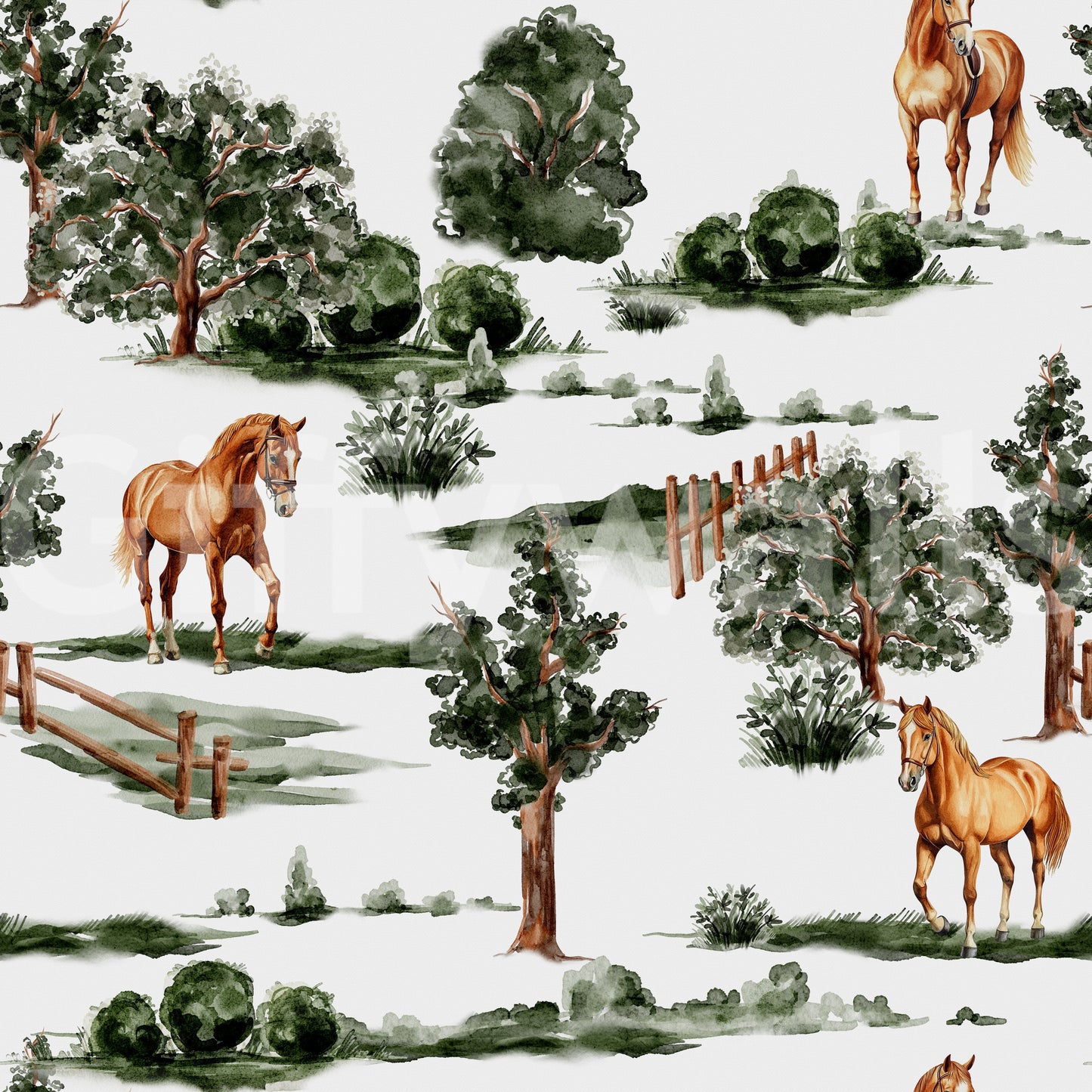 The wallpaper features a peaceful, idyllic setting.