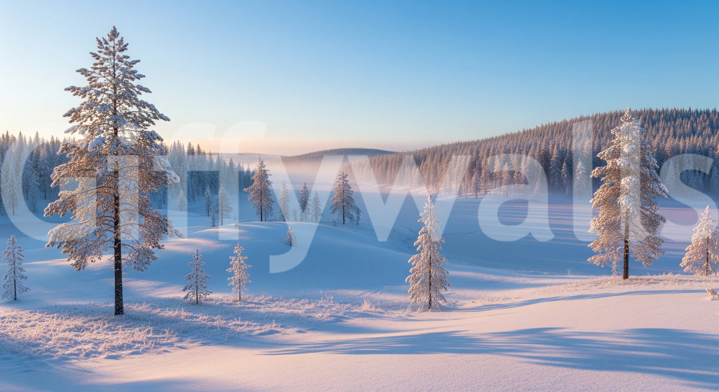 Winter's Calm Whisper Wall Mural