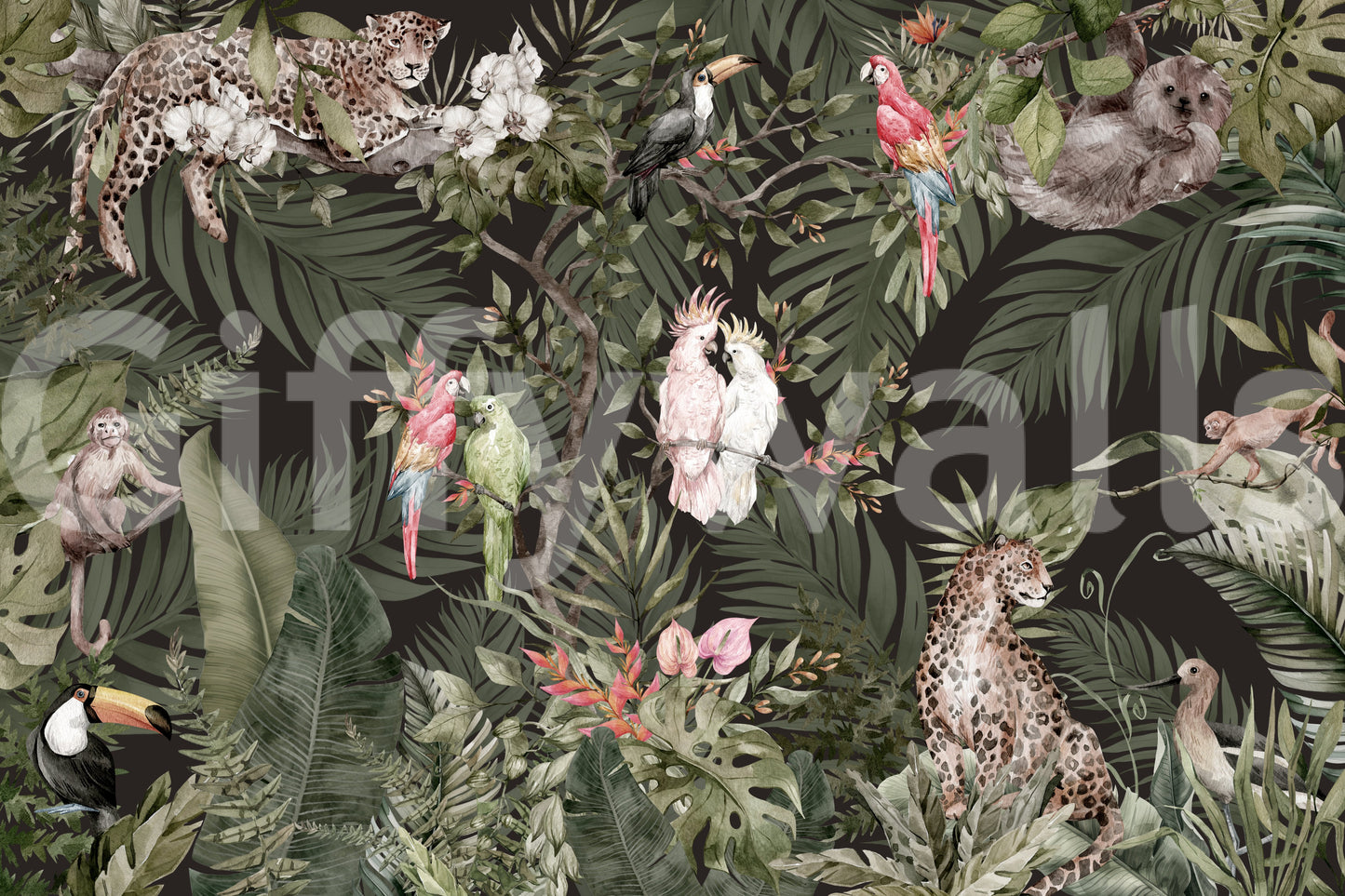 Jungle Whispers Wall Mural