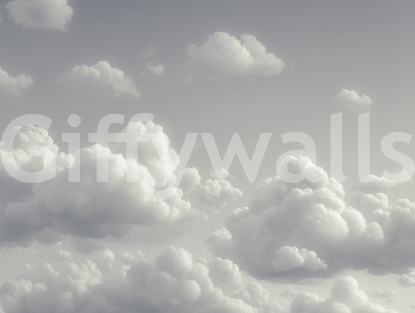 A high-quality minimalist sky wall mural for walls.