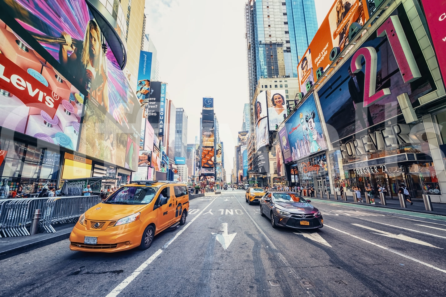 Times Square Hustle Wall Mural