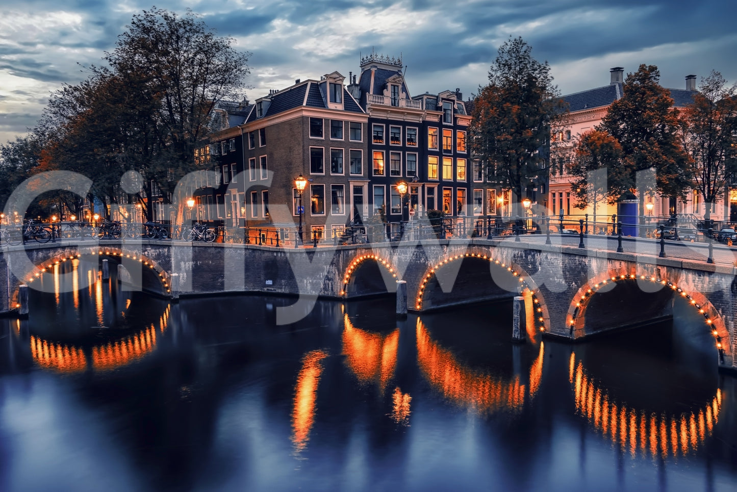 Amsterdam Nights Wall Mural