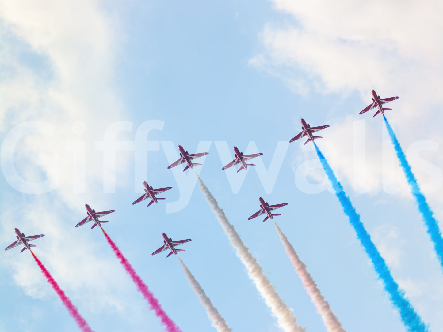 Air Show Spectacle Wall Mural