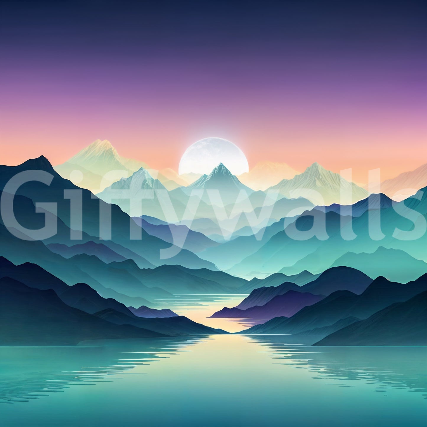 Mountain Serenity Wall Mural