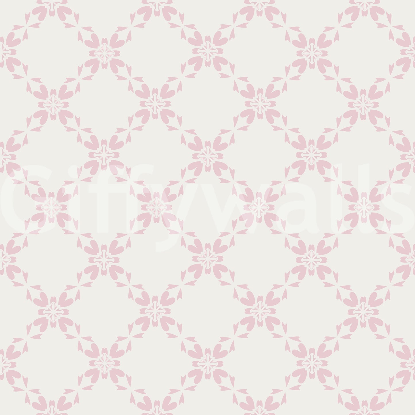 Pink Petal Lattice Wallpaper