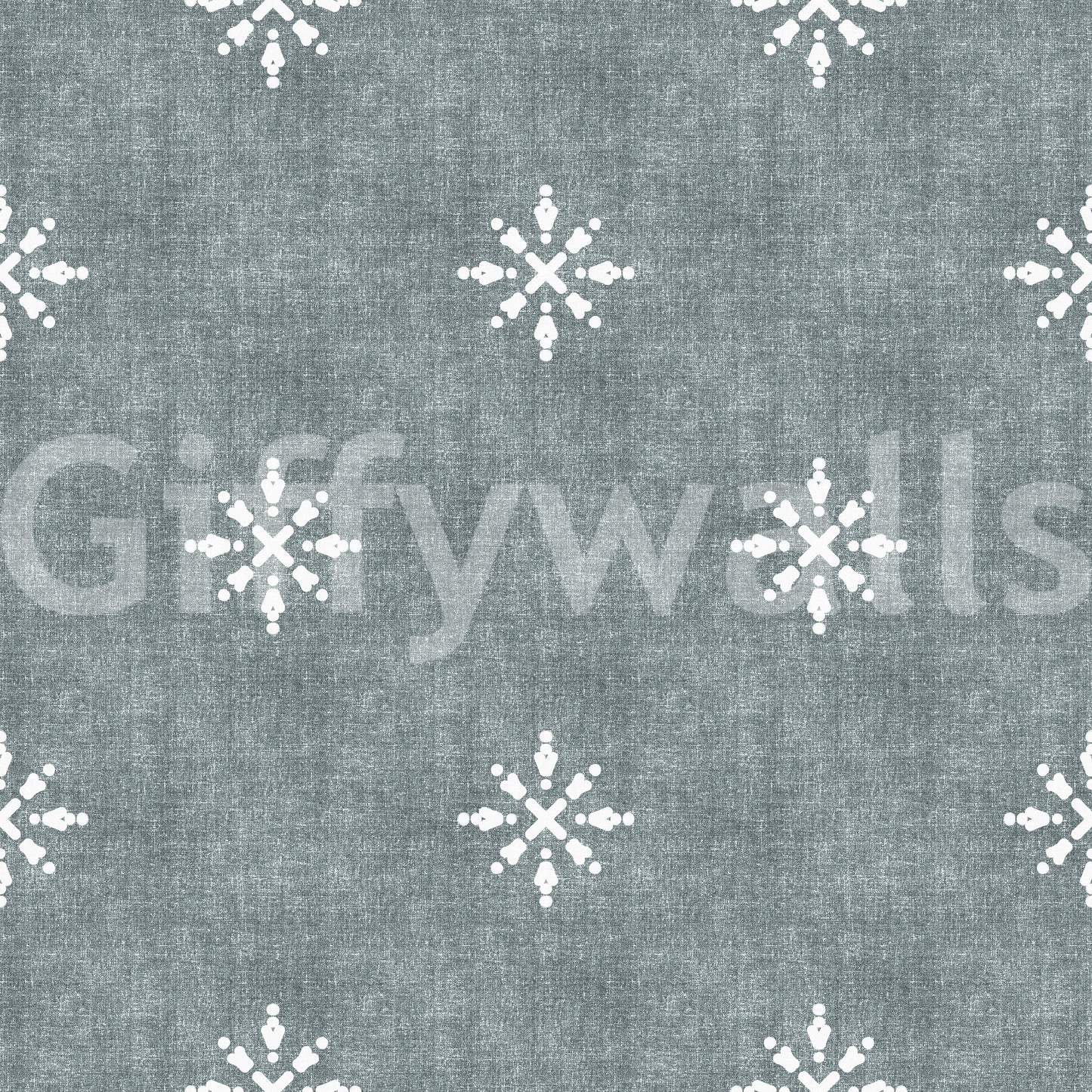 Boho Minimal Ornament Grunge Calming Blue Wallpaper