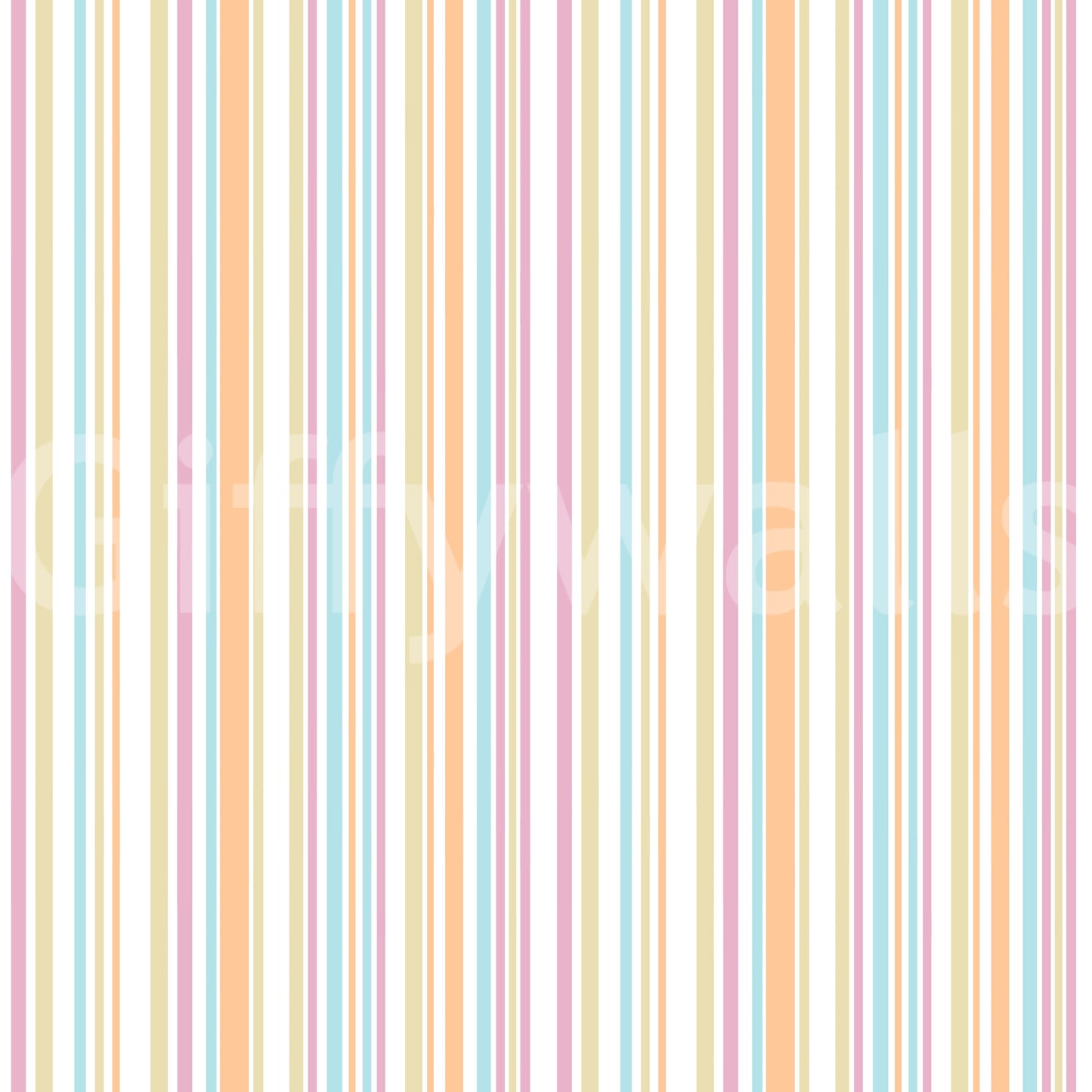Cheerful Pastel Stripes Rainbow Wallpaper