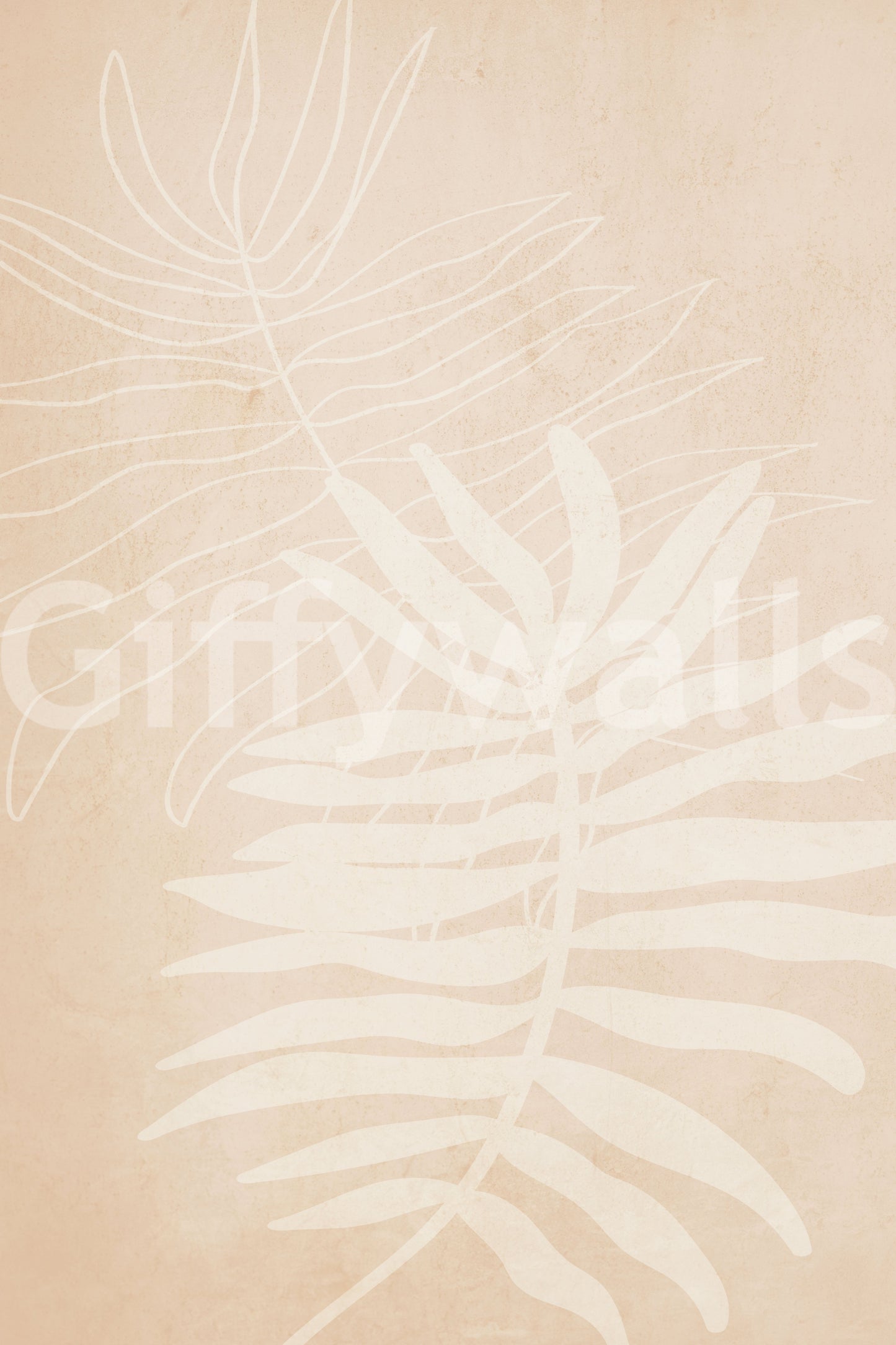 Soft Botanical Prints Wall Mural