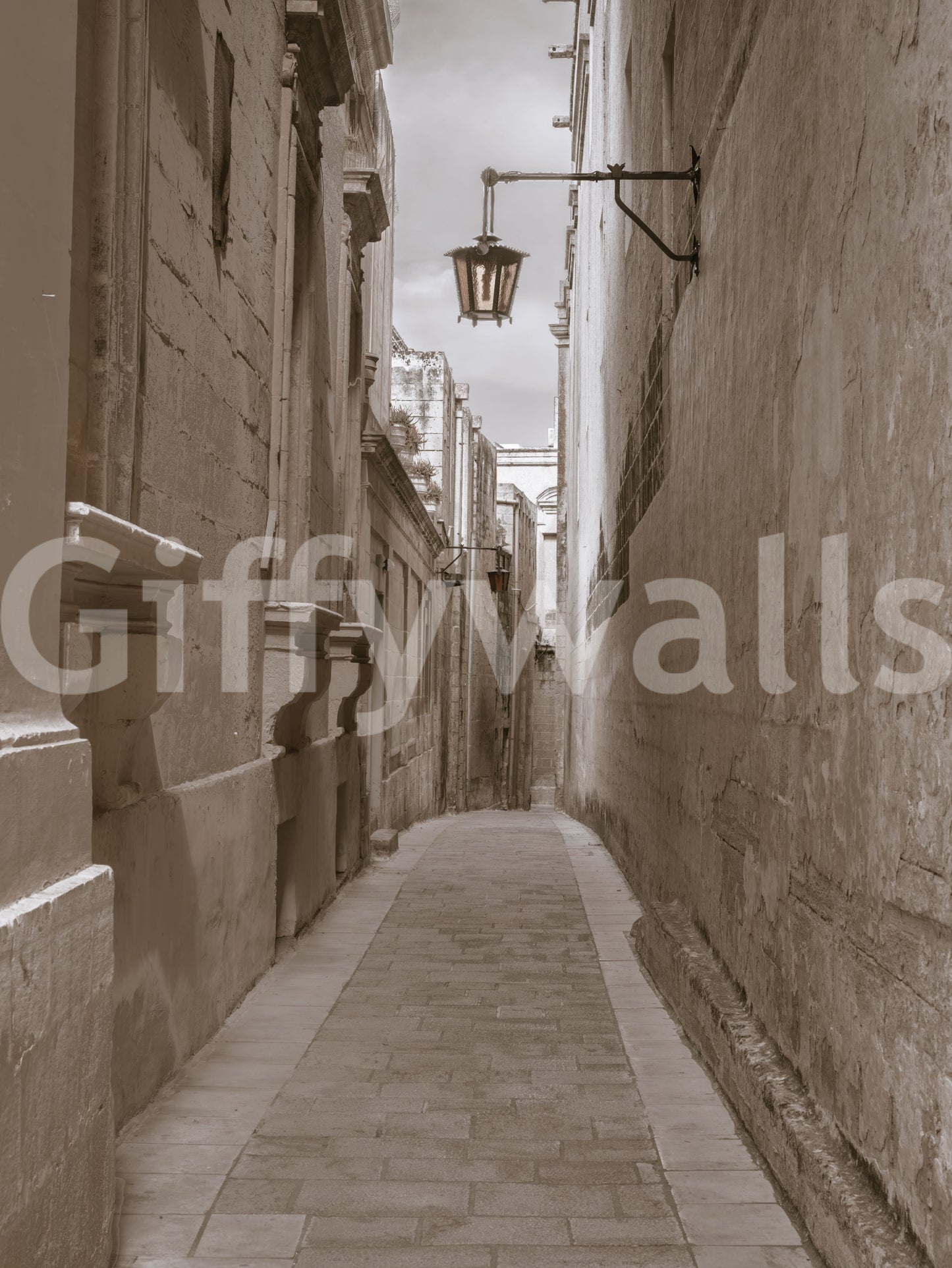 Timeless Stone Passage Wall Mural