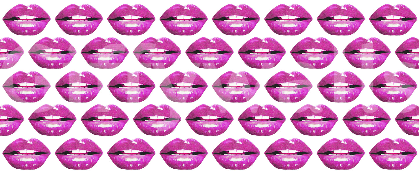 Pink Pout Pop Art Wall Mural