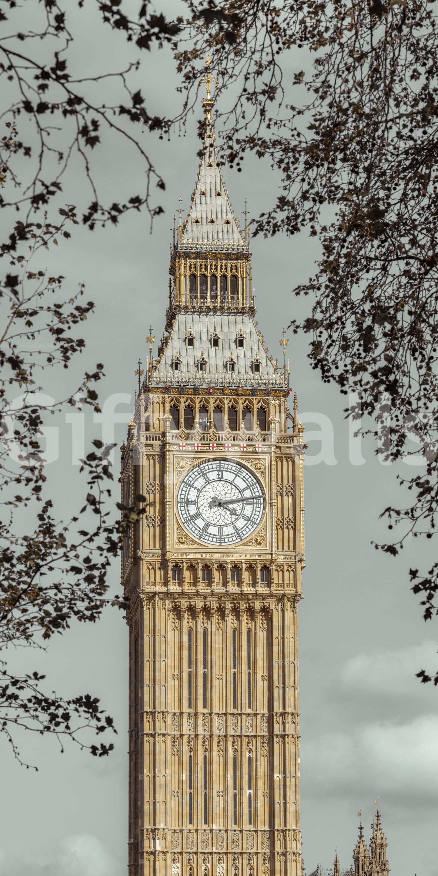 London's Grand Watch Wall Mural