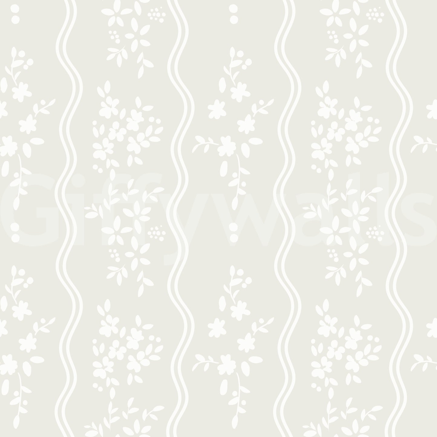 Serene Nordic Meadows Beige Wallpaper Wallpaper
